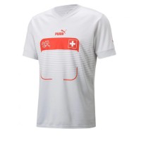 Pánský Fotbalový dres Švýcarsko Granit Xhaka #10 MS 2022 Venkovní Krátký Rukáv